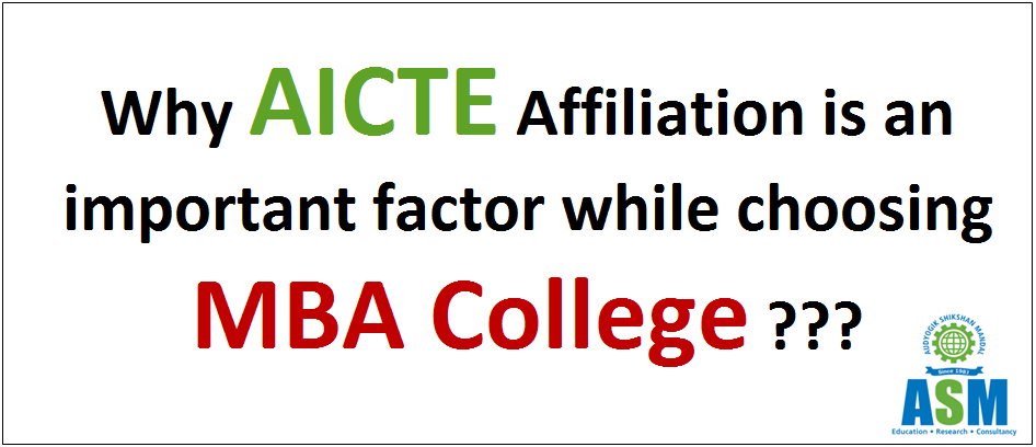 Why AICTE Approved College for MBA