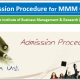 Admission Procedures for MMM
